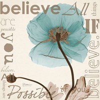 Believe Blue Poppy 
