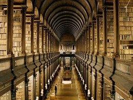 Interior of the Library- Trinity College- Dublin 