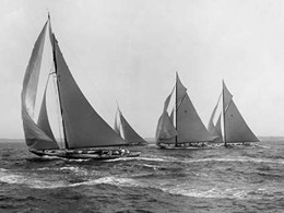 Sloops at Sail, 1915 (detail)