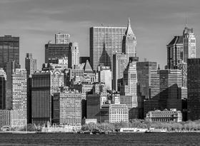 Lower Manhattan Skyline with skyscrapers, New York